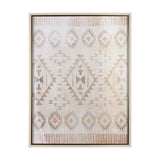 Aztec I by Mercana Studio a Hand Embellished Textured Framed Art Print by Mercana at Eve Furniture