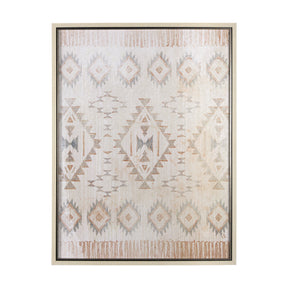 Aztec I by Mercana Studio a Hand Embellished Textured Framed Art Print by Mercana at Eve Furniture
