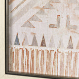 Aztec II by Mercana Studio a Hand Embellished Textured Framed Art Print by Mercana at Eve Furniture