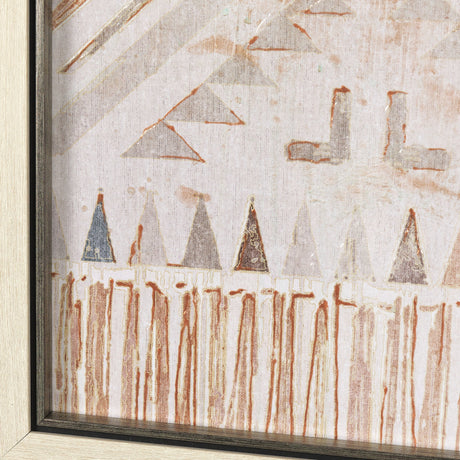 Aztec II by Mercana Studio a Hand Embellished Textured Framed Art Print by Mercana at Eve Furniture