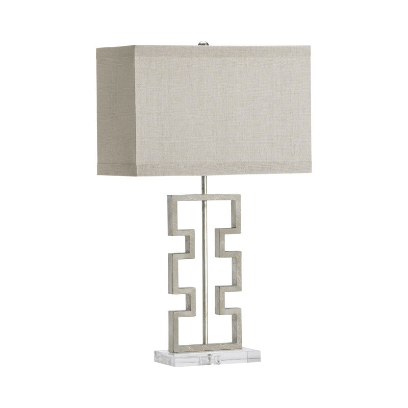 Azteca Silver Table Lamp (Set of 2) by Crestview at Eve Furniture