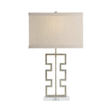 Azteca Silver Table Lamp (Set of 2) by Crestview at Eve Furniture