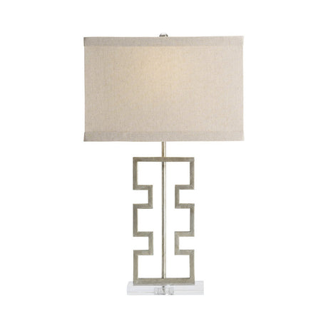 Azteca Silver Table Lamp (Set of 2) by Crestview at Eve Furniture
