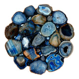 Azul Blue Agate Accent Table by Moe's Home at Eve Furniture