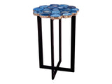 Azul Blue Agate Accent Table by Moe's Home at Eve Furniture