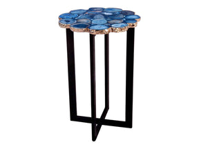 Azul Blue Agate Accent Table by Moe's Home at Eve Furniture