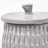 Azul (Large) Gray Ceramic Detailed Decorative Box by Mercana at Eve Furniture
