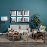 Azul (Small) Gray Ceramic Detailed Decorative Box by Mercana at Eve Furniture