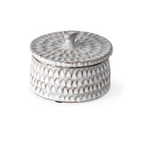 Azul (Small) Gray Ceramic Detailed Decorative Box by Mercana at Eve Furniture