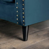 Azuletti Dark Teal/Apple Green Loveseat by Furniture of America at Eve Furniture