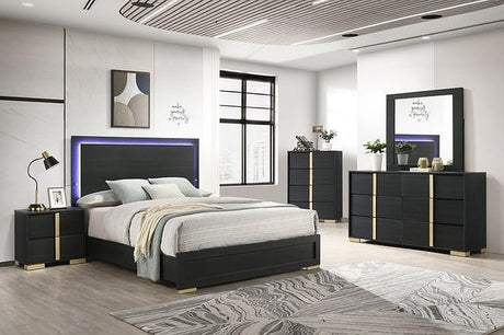 Aubrey Black Bedroom Set by New Era Innovations at Eve Furniture