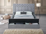 Emerald Grey Queen Bed by New Era Innovations at Eve Furniture