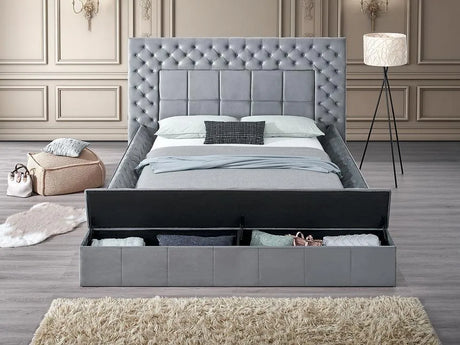 Emerald Grey Queen Bed by New Era Innovations at Eve Furniture