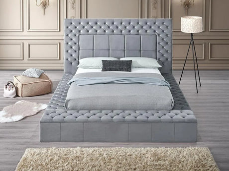 Emerald Grey Queen Bed by New Era Innovations at Eve Furniture