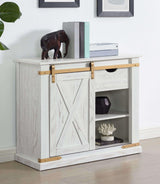 Bacerra Antique White/Gold Sofa Table by Furniture of America at Eve Furniture