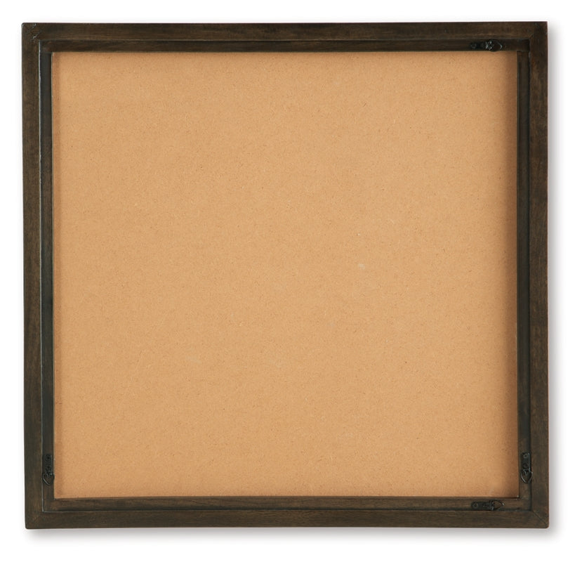 Bachard Tan/White Wall Decor by Ashley at Eve Furniture