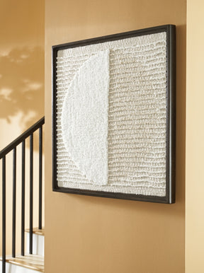 Bachard Tan/White Wall Decor by Ashley at Eve Furniture