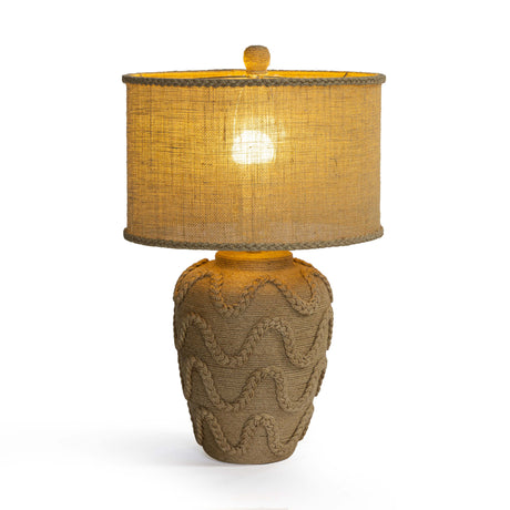 Baha Natural Bamboo Jute Table Lamp by TOV Furniture at Eve Furniture