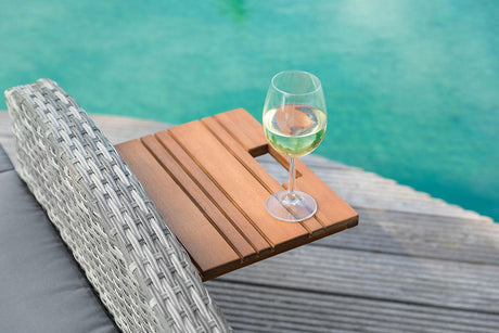 Bahia Tobago Gray Reclining Chaise Lounge by Furniture of America at Eve Furniture