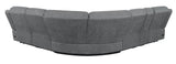 Bahrain Charcoal 6-piece Modular Reclining Sectional Sofa by Coaster at Eve Furniture