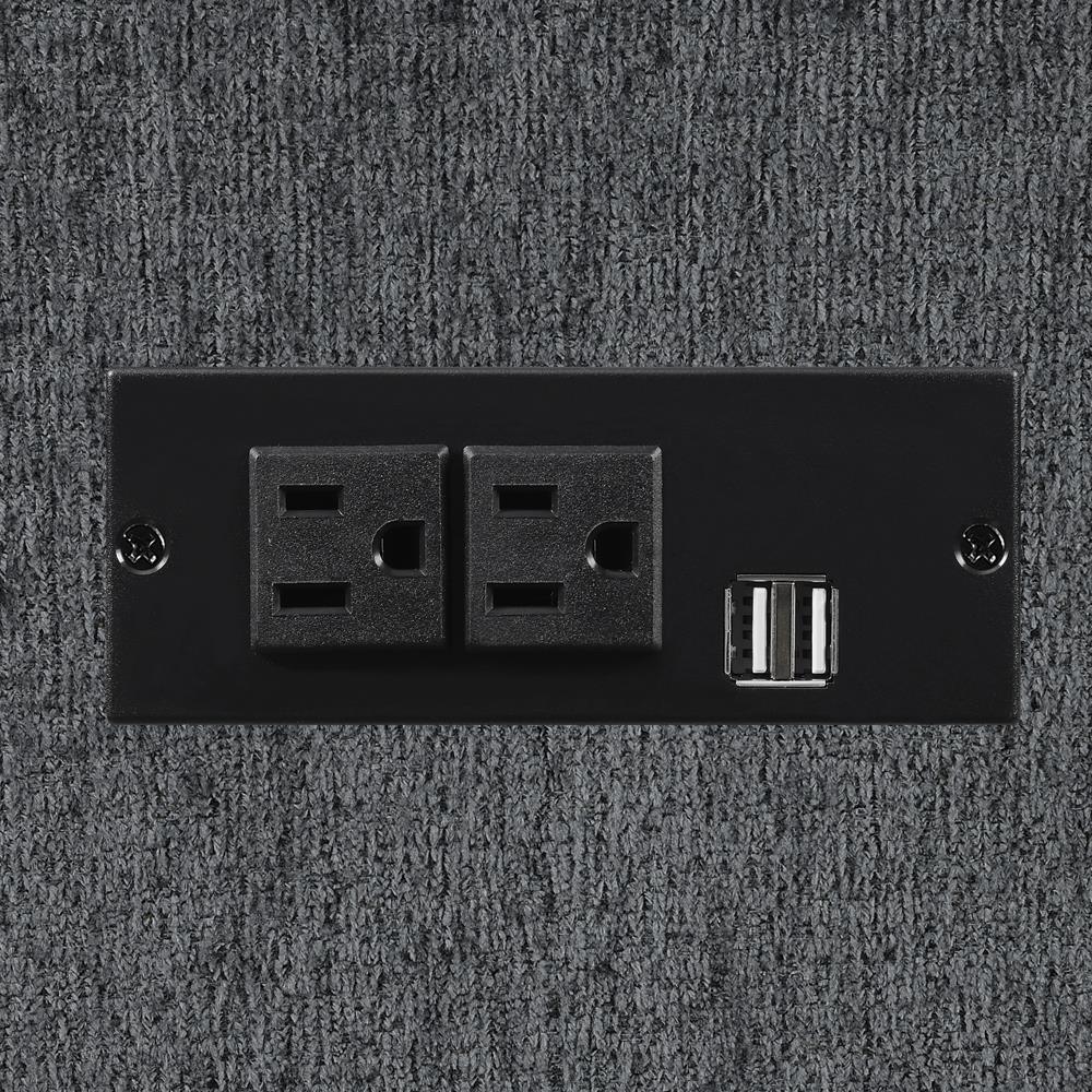 Bahrain Charcoal 6-piece Modular Reclining Sectional Sofa by Coaster at Eve Furniture