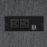 Bahrain Charcoal 6-piece Modular Reclining Sectional Sofa by Coaster at Eve Furniture