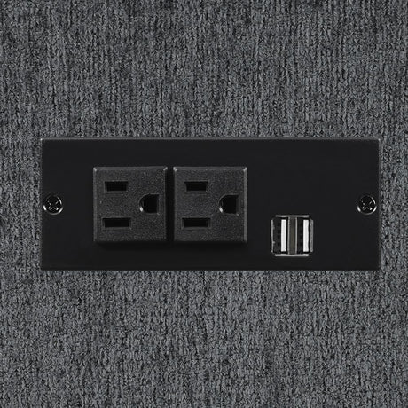 Bahrain Charcoal 6-piece Modular Reclining Sectional Sofa by Coaster at Eve Furniture