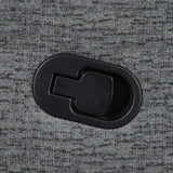 Bahrain Charcoal Upholstered Motion Loveseat with Console by Coaster at Eve Furniture