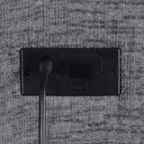 Bahrain Upholstered Motion Sofa Charcoal by Coaster at Eve Furniture