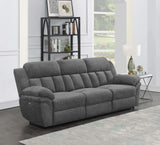 Bahrain Upholstered Power Sofa Charcoal