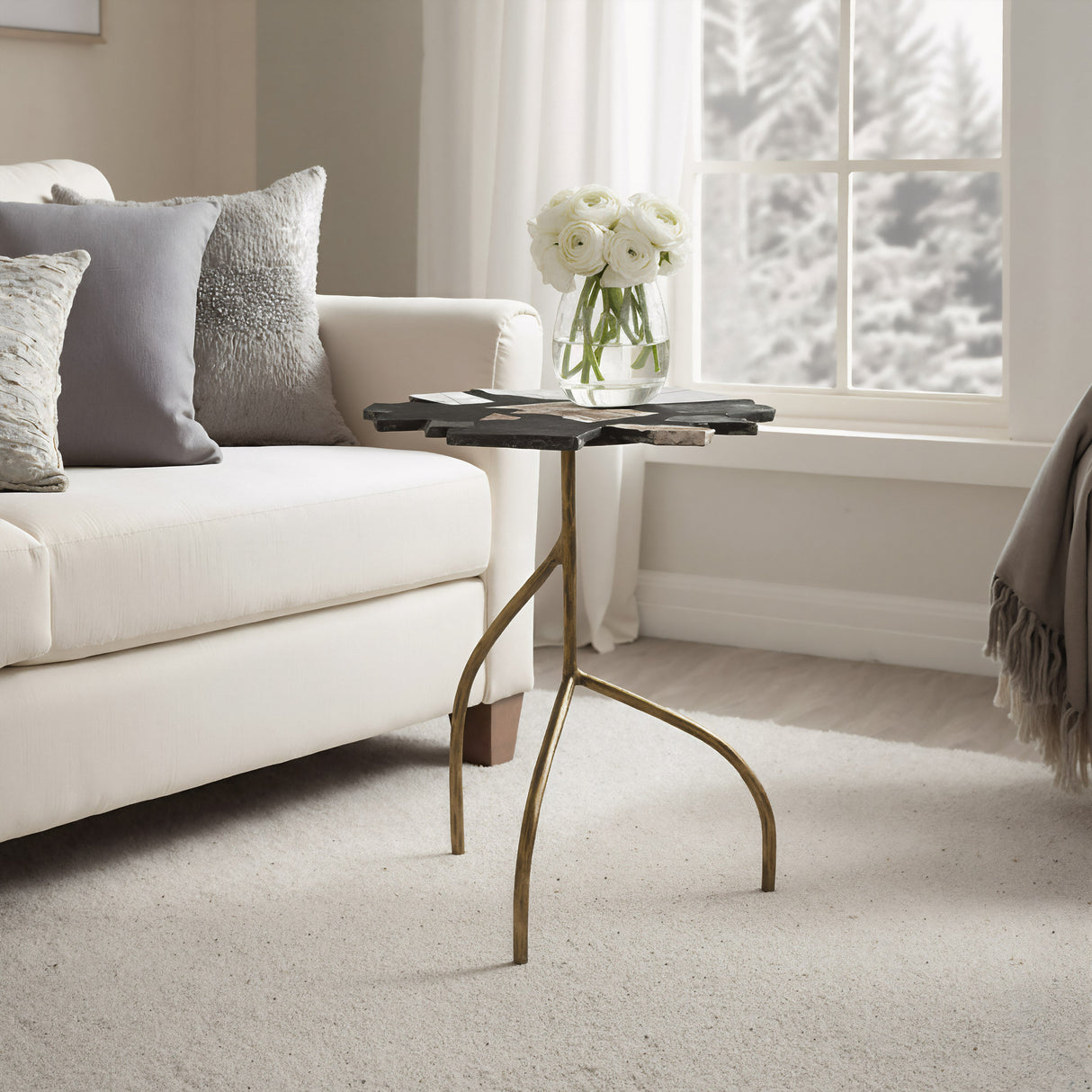 Baia Multicolor Side Table by Zuomod at Eve Furniture