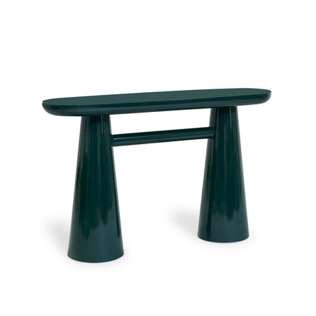 Baila 50" Glossy Lacquer Console Table by TOV Furniture at Eve Furniture