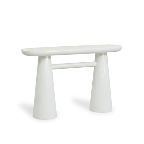 Baila 50" Glossy Lacquer Console Table by TOV Furniture at Eve Furniture