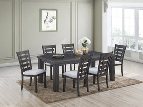 Bailey Gray Dining Room Set by Cosmos Furniture at Eve Furniture