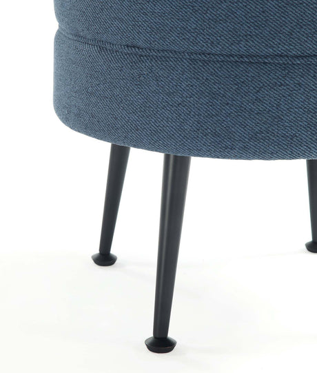Bailey Ottoman in Multicolor with Black Feet (set of 4) by Manhattan Comfort at Eve Furniture