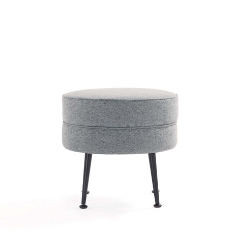 Bailey Ottoman in Multicolor with Black Feet (set of 4) by Manhattan Comfort at Eve Furniture