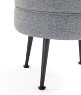 Bailey Ottoman in Multicolor with Black Feet (set of 4) by Manhattan Comfort at Eve Furniture