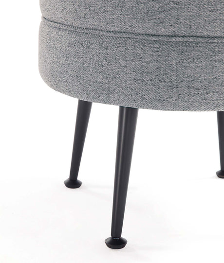 Bailey Ottoman in Multicolor with Black Feet (set of 4) by Manhattan Comfort at Eve Furniture