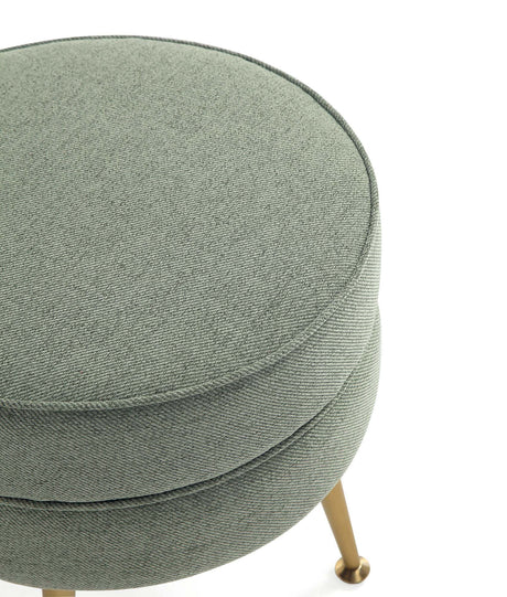 Bailey Ottoman in Multicolor with Gold Feet (set of 4) by Manhattan Comfort at Eve Furniture