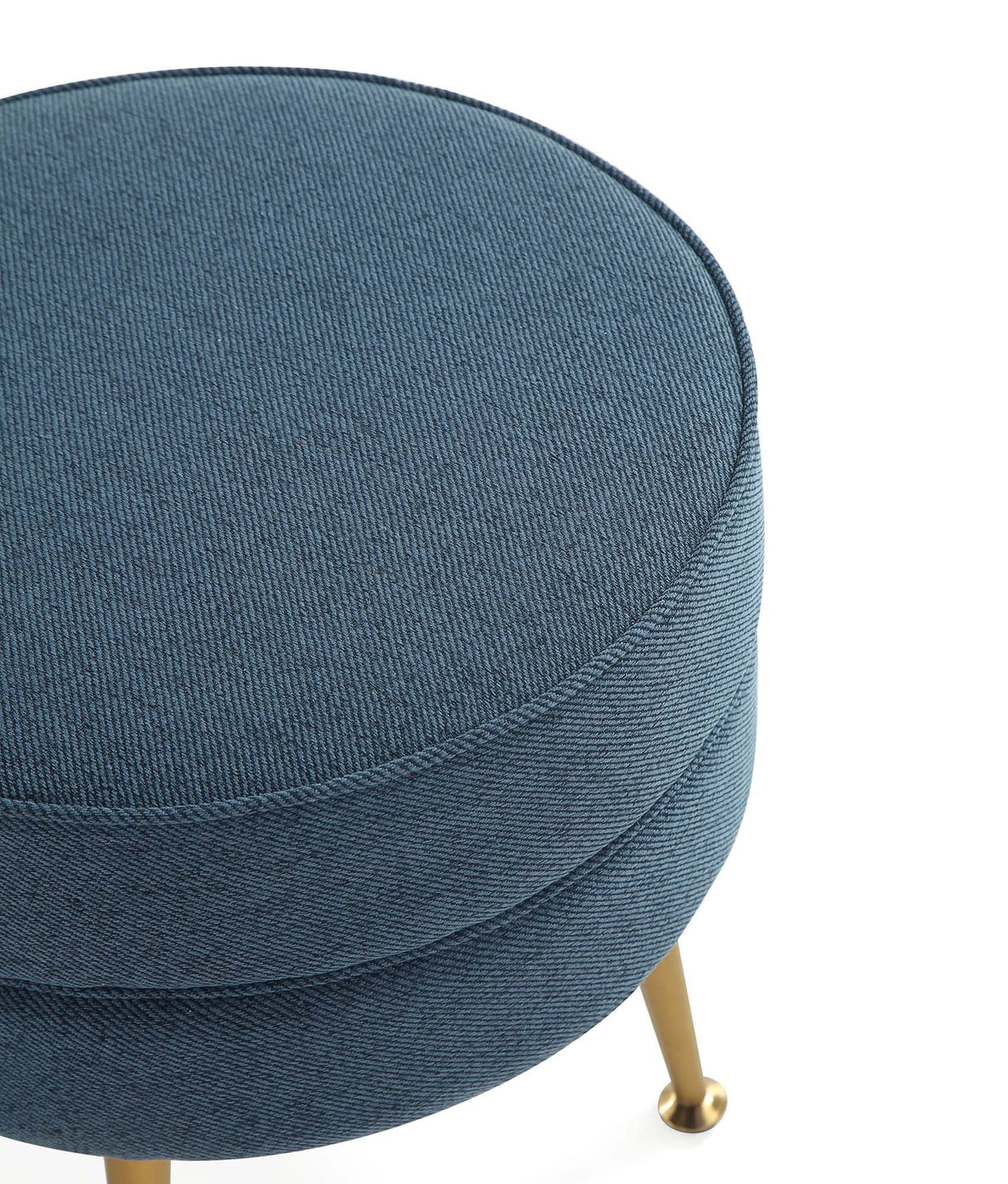 Bailey Ottoman in Multicolor with Gold Feet (set of 4) by Manhattan Comfort at Eve Furniture