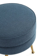 Bailey Ottoman in Multicolor with Gold Feet (set of 4) by Manhattan Comfort at Eve Furniture