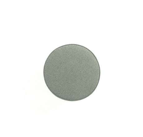 Bailey Ottoman in Sage Green with Black Feet by Manhattan Comfort at Eve Furniture