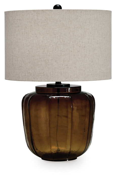 Bainmore Amber Table Lamp by Ashley at Eve Furniture