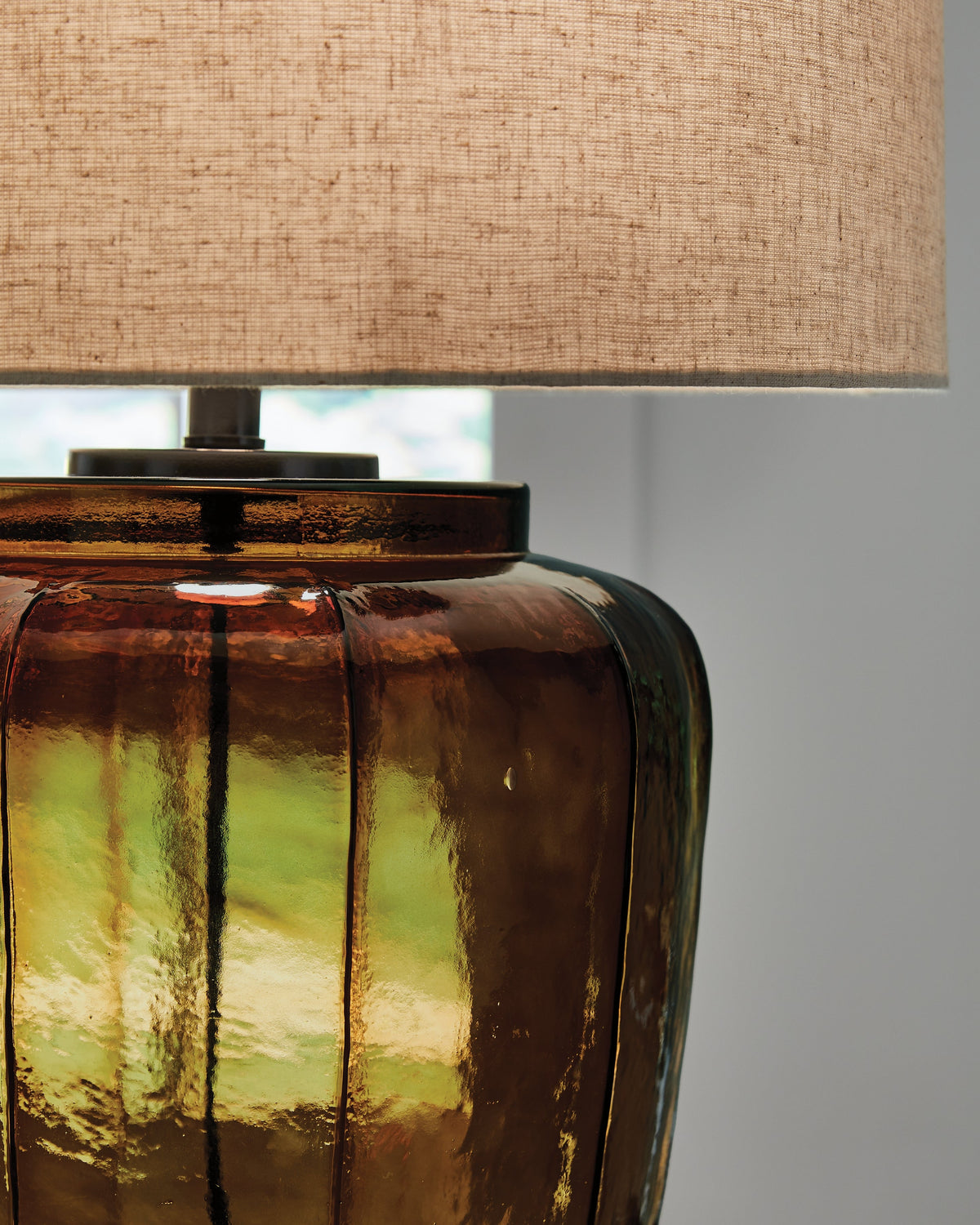 Bainmore Amber Table Lamp by Ashley at Eve Furniture