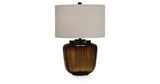 Bainmore Amber Table Lamp by Ashley at Eve Furniture