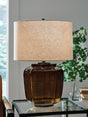 Bainmore Amber Table Lamp by Ashley at Eve Furniture