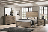 Baker Brown/Light Taupe 4-Piece California King Bedroom Set