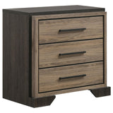 Baker Brown/Light Taupe 4-Piece California King Bedroom Set