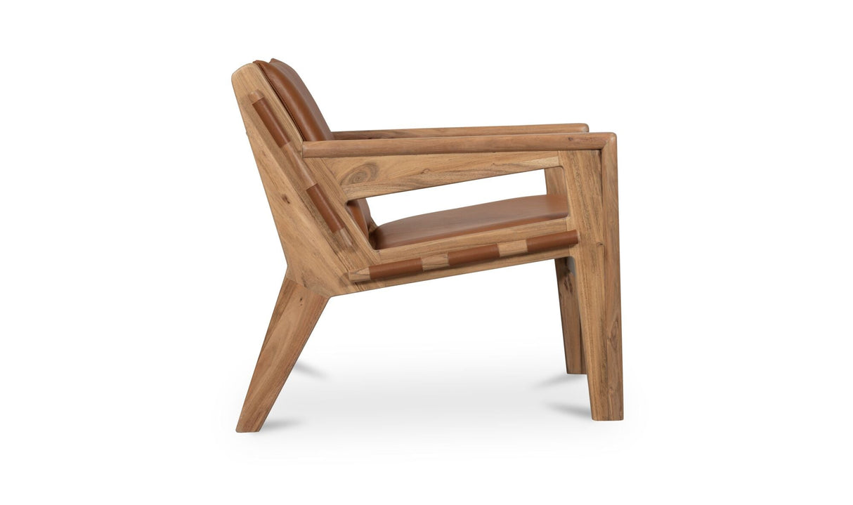 Baker Accent Chair Brown by Moe's Home at Eve Furniture
