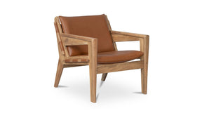 Baker Accent Chair Brown by Moe's Home at Eve Furniture